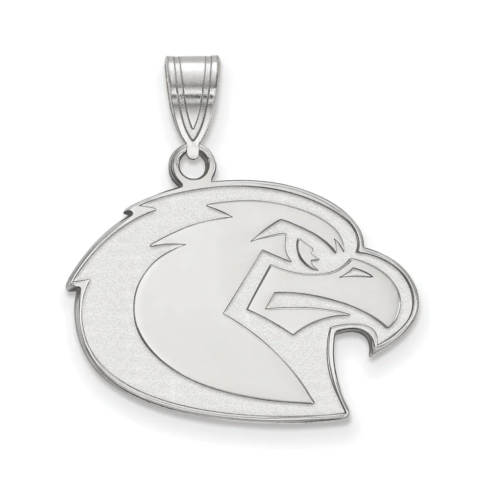 14k White Gold Marquette U Large Pendant