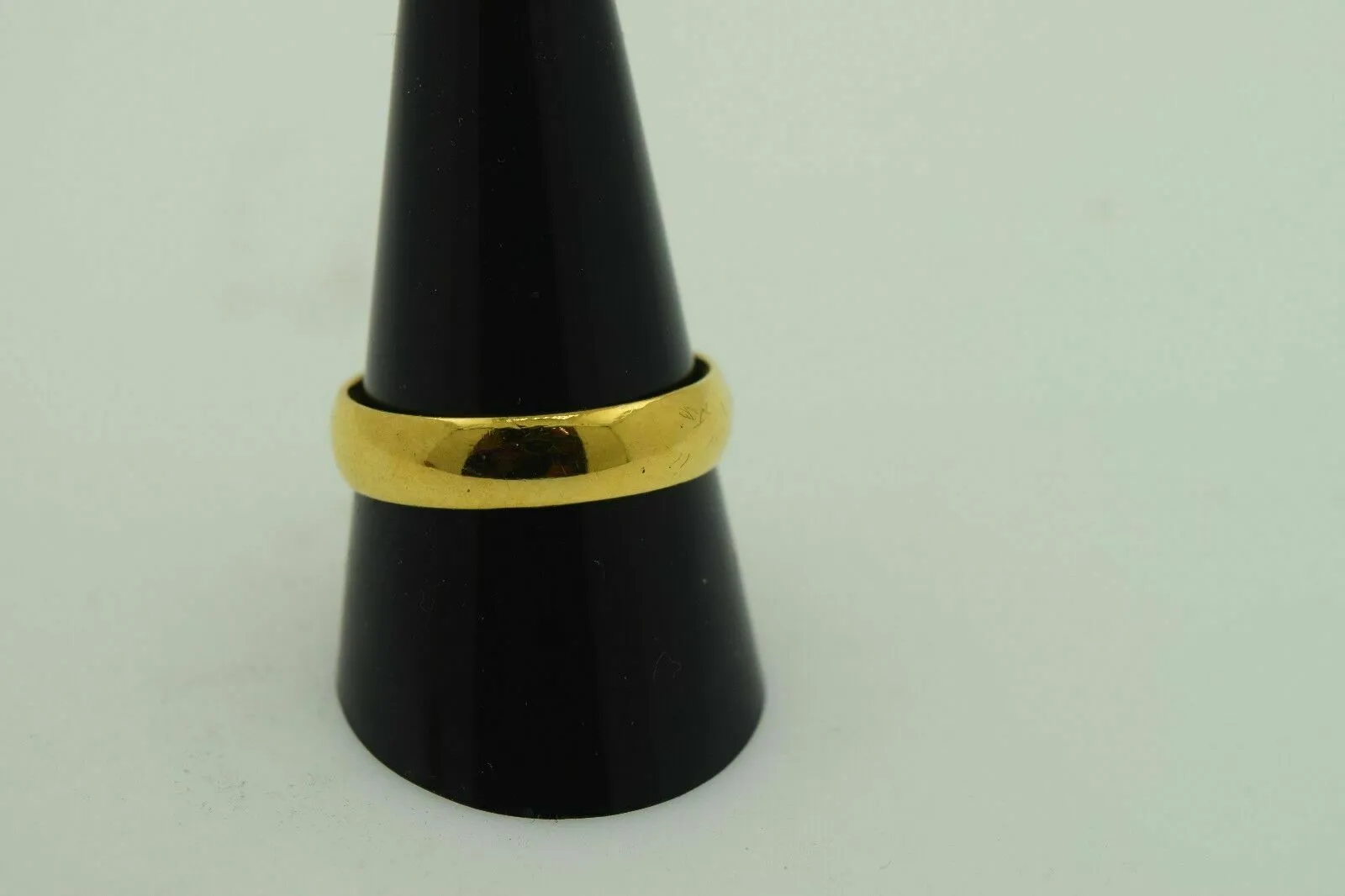 22k Band Solid Gold ELEGANT MENS Ring plain BAND with High Polish size 10 mf