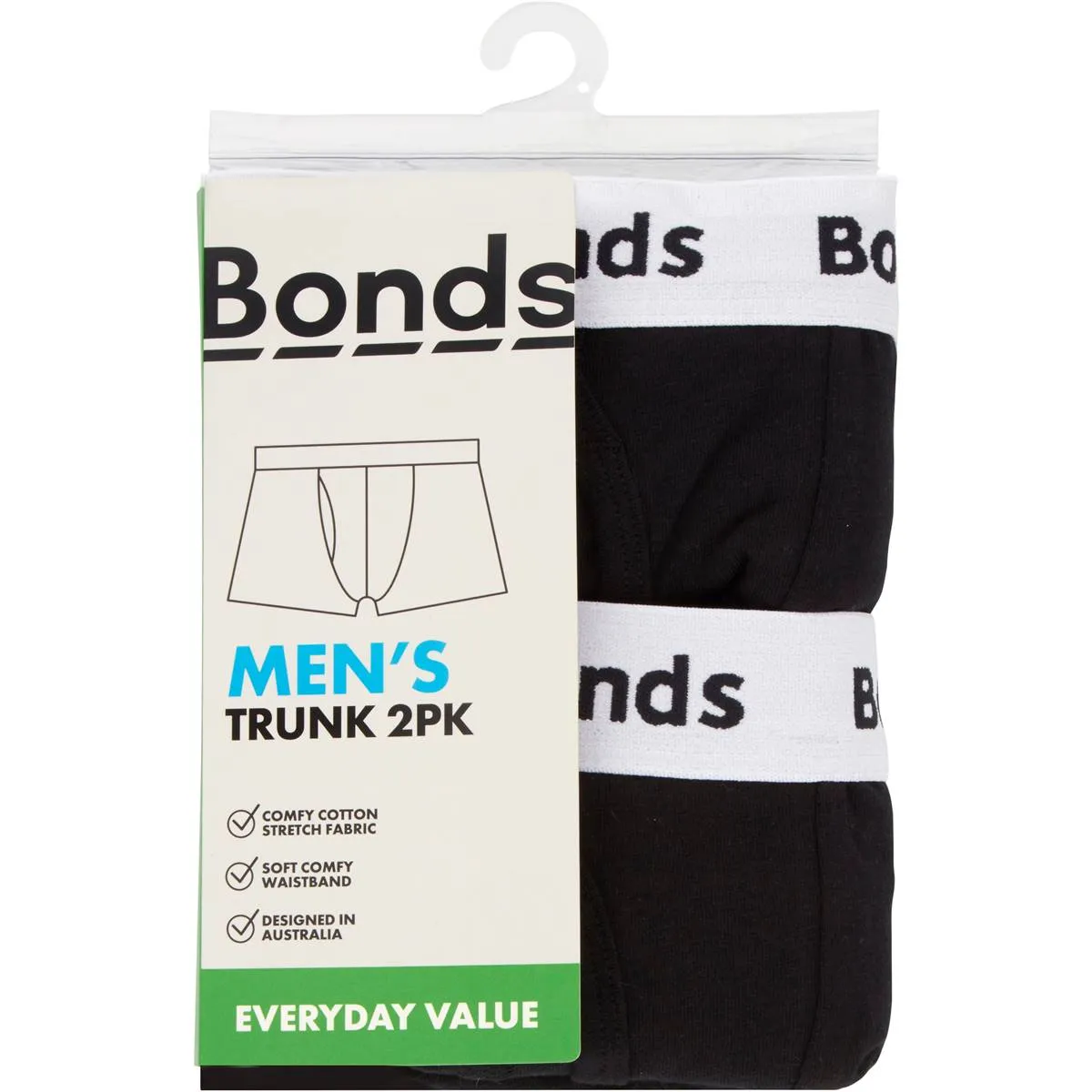 8 x Bonds Everyday Trunks Mens Underwear Assorted Shorts Briefs Jocks