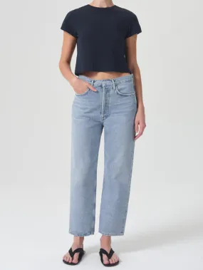 90's Crop Mid Rise Loose Jean - Replica