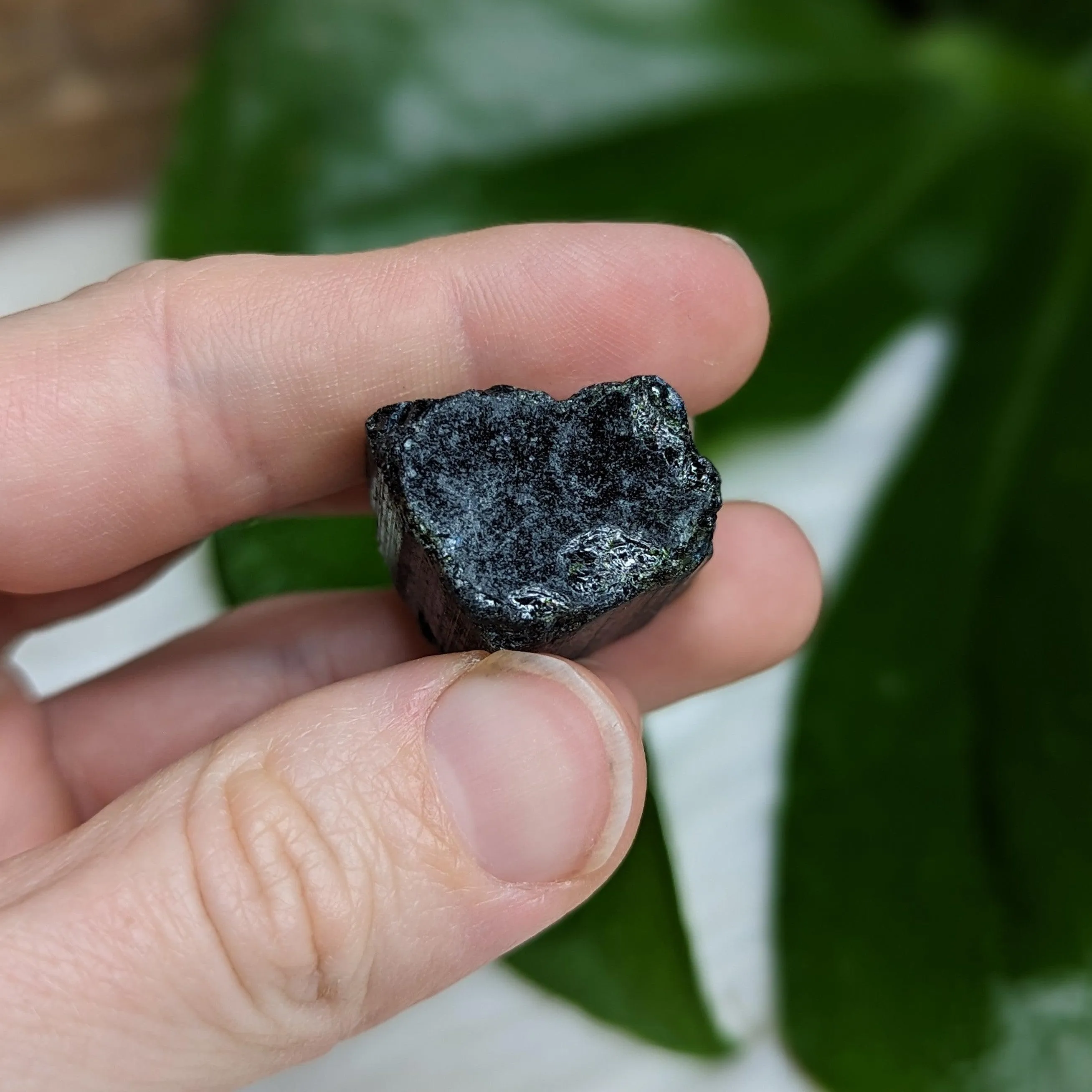 AA Black Tourmaline Natural Specimen~ Dazzling Protective Pocket Stone