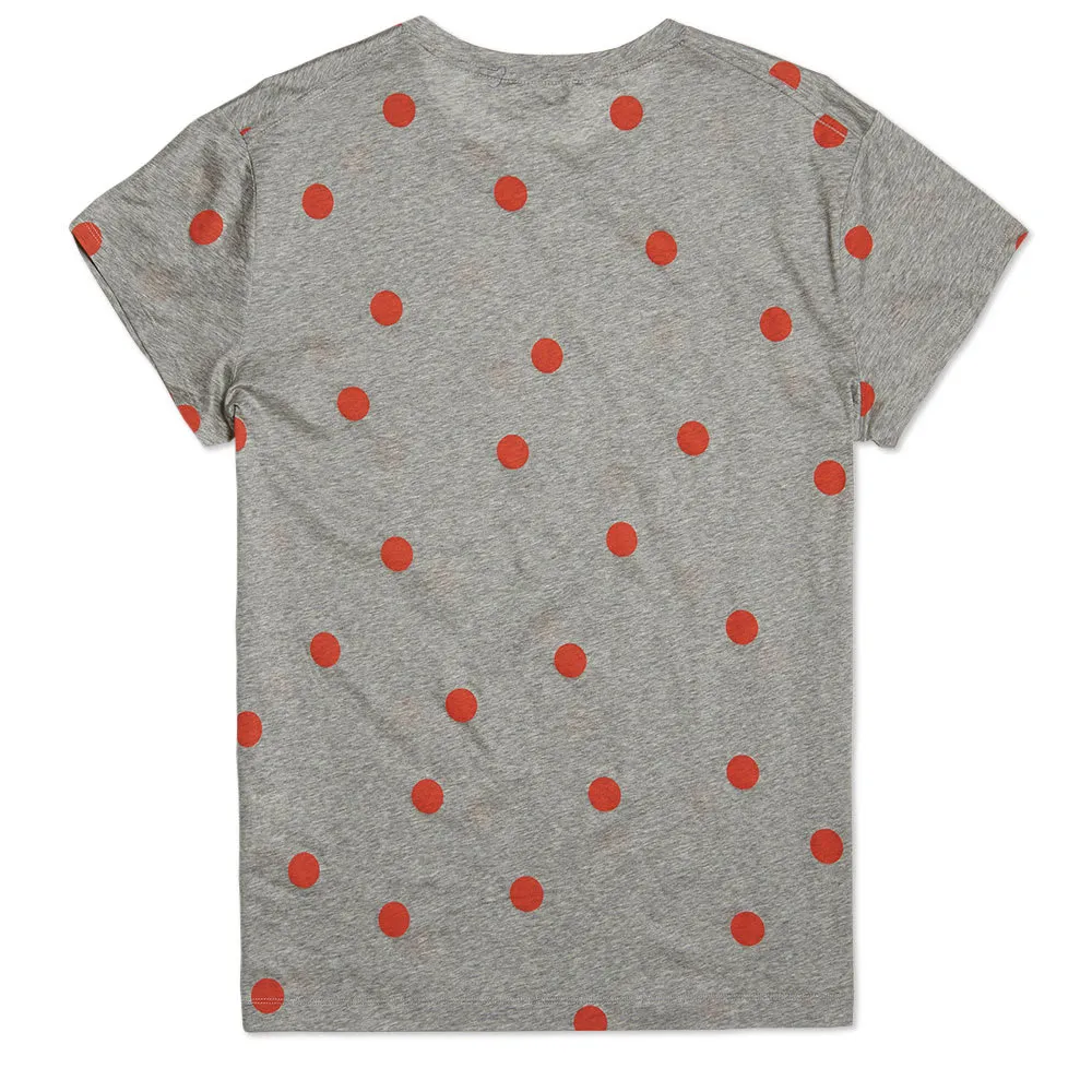 Acne Fine Dot TeeGrey Melange