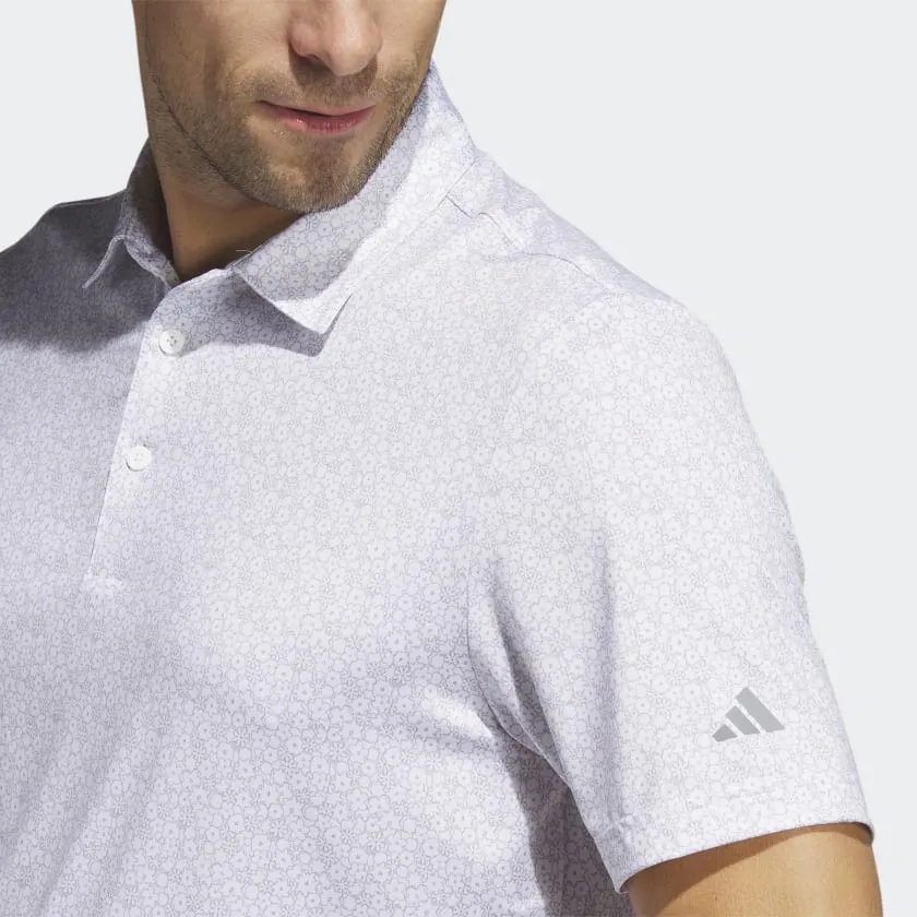 Adidas Ultimate365 Allover Print Golf Polo Shirt