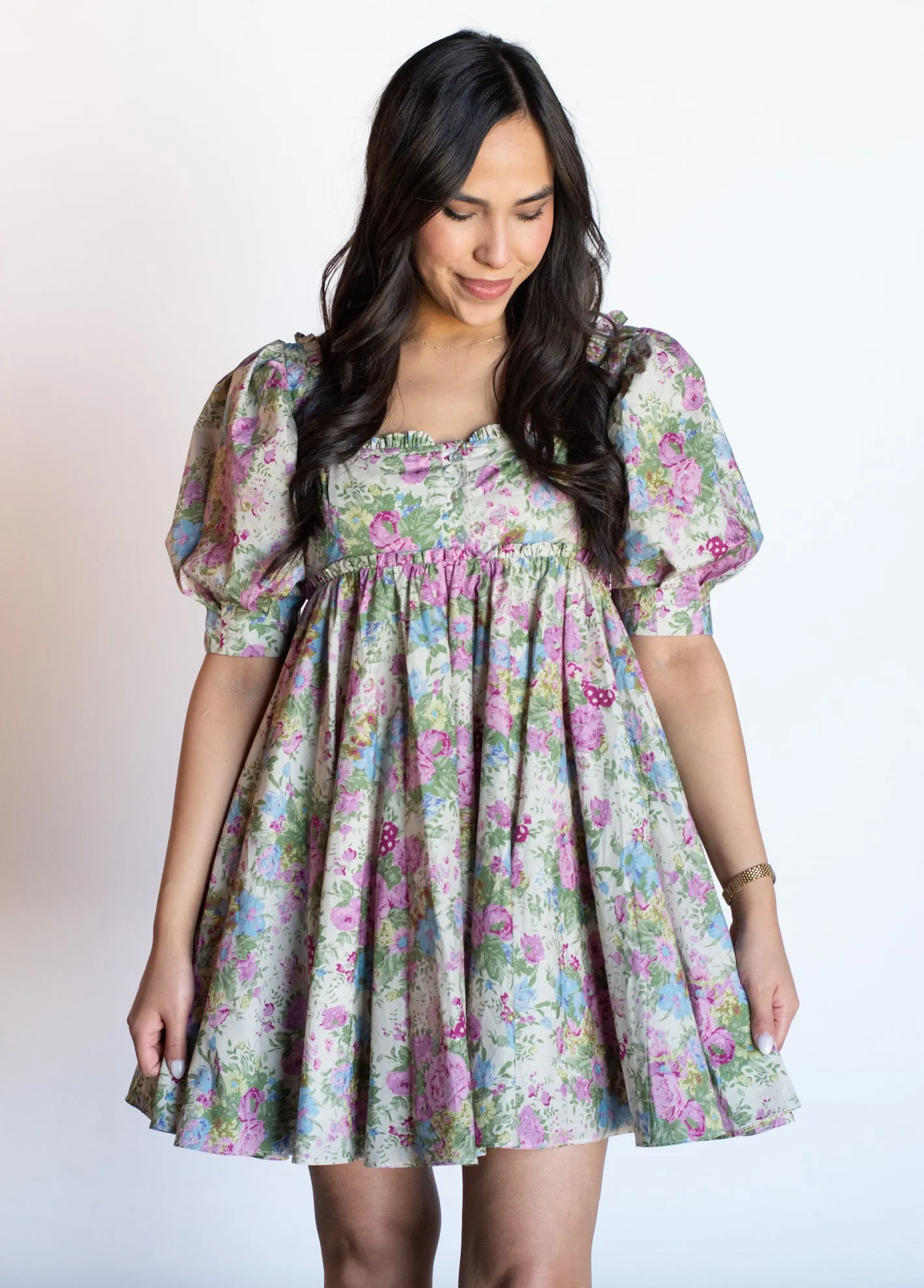 Always Charming Floral Dress