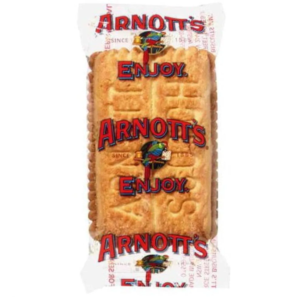 Arnotts Biscuits Portions Scotch Finger and Nice Individual Wrap 150 Pack Carton Bulk Box