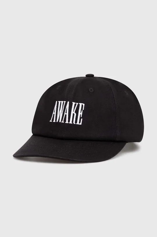 Awake NY cotton baseball cap Logo Hat black color SP24-HT004