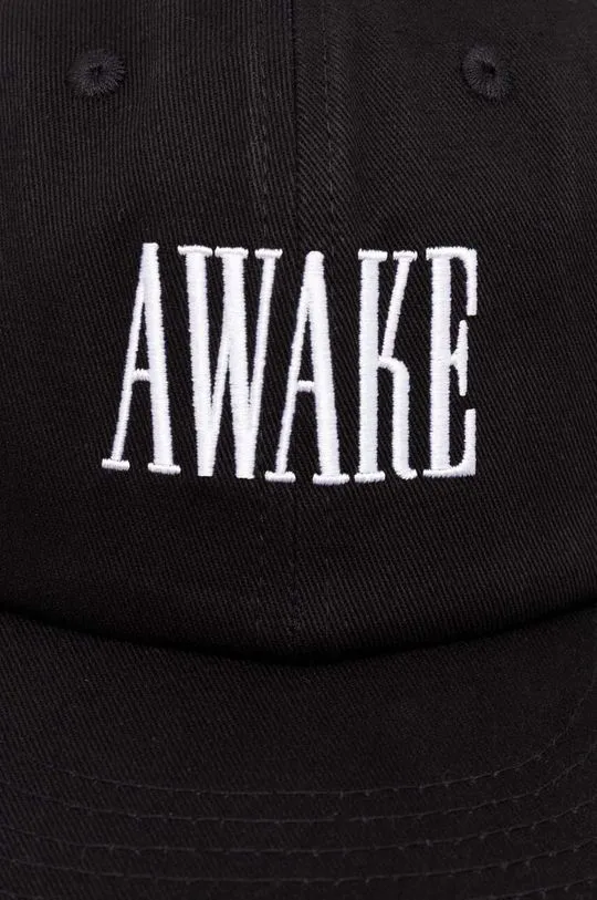 Awake NY cotton baseball cap Logo Hat black color SP24-HT004