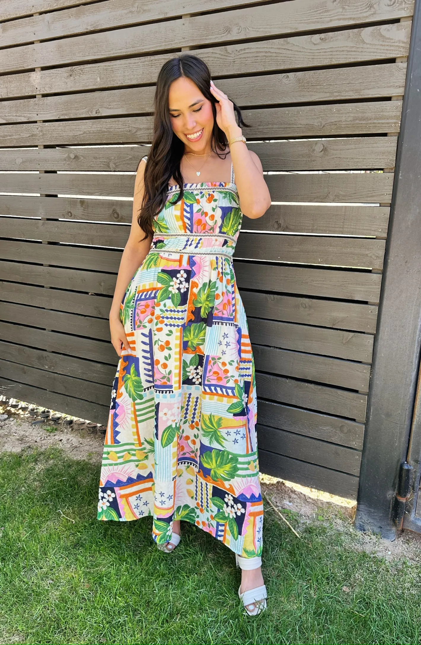 Bella Vita Multicolor Maxi Dress