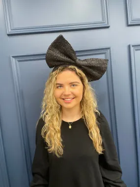 Black Bow Headband