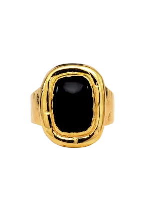 BLACK DIAMOND RING GOLD