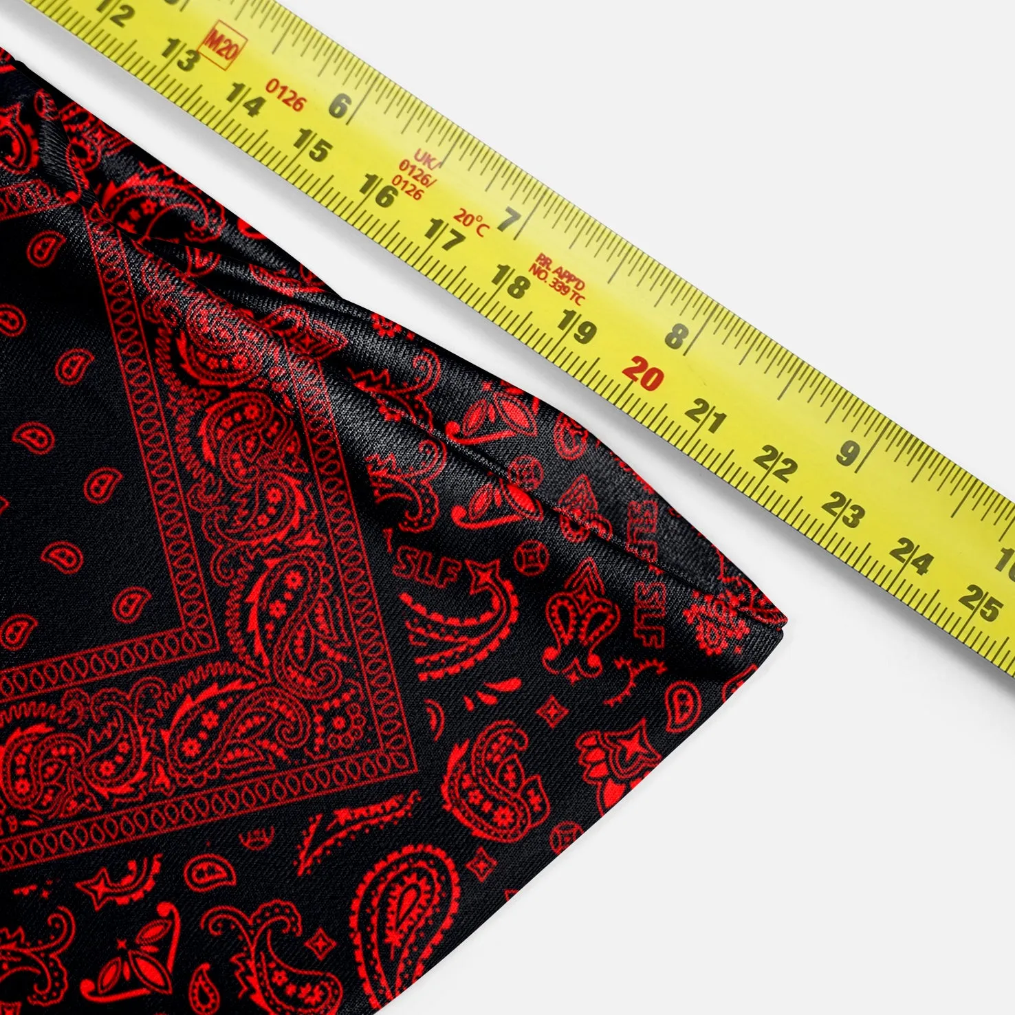 Black Red Classic Bandana Headband