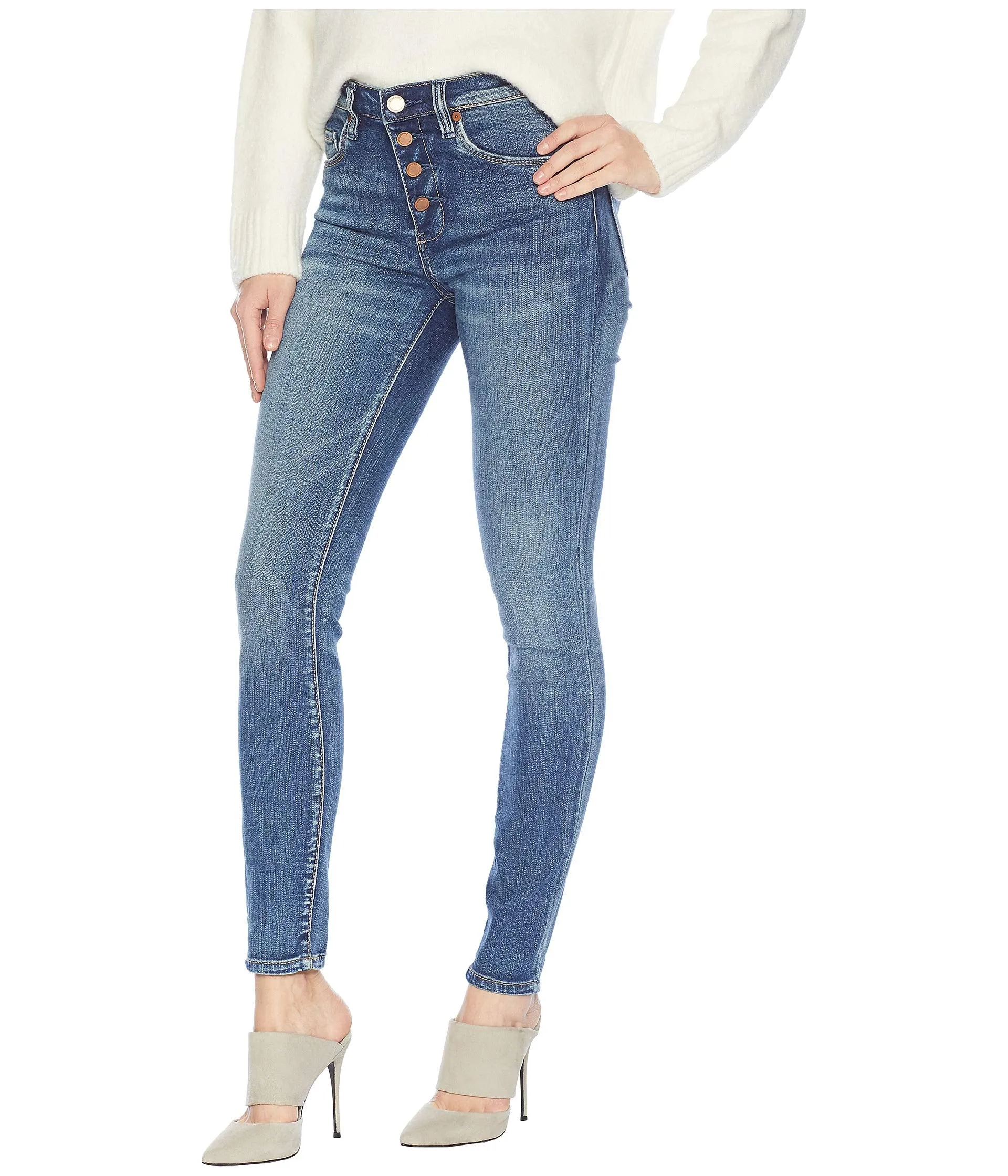 Blank NYC Great Jones Denim High-Rise Skinny Vendetta