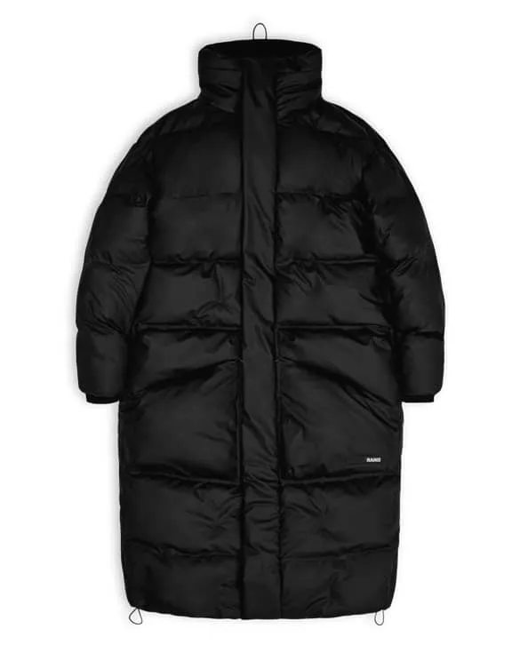 Block Puffer Coat Black | Rains | Watch Wear