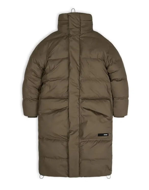 Block Puffer Coat Wood | Rains | Watch Wear