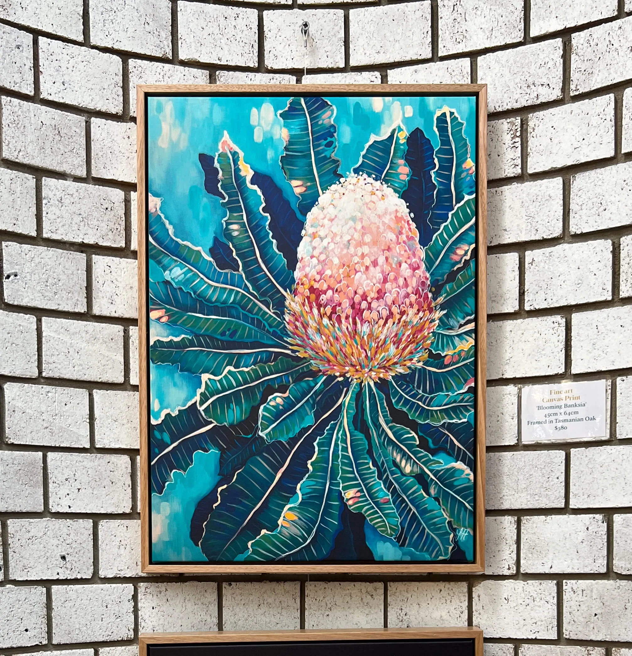 'Blooming Banksia' canvas print