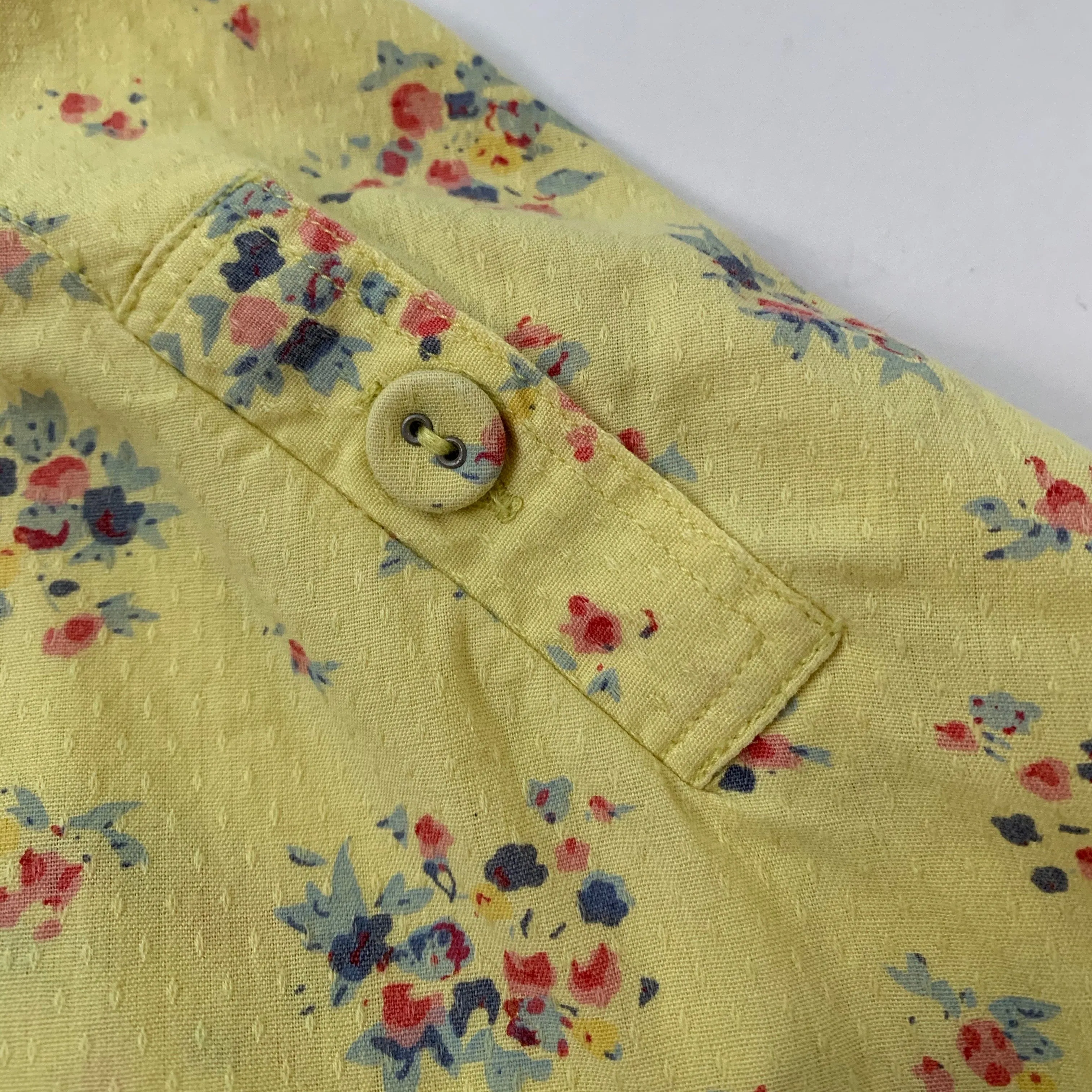 Bonpoint Yellow Floral Cotton Dress: 3 Years