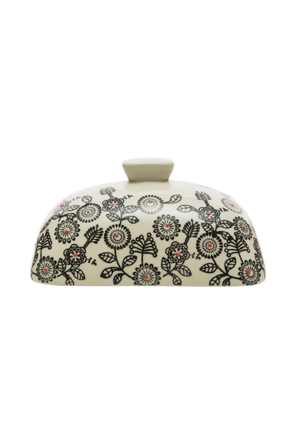 BUTTER DISH FLORAL