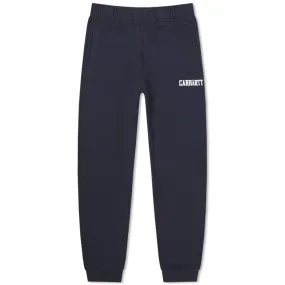 Carhartt WIP College Sweat PantDark Navy & White