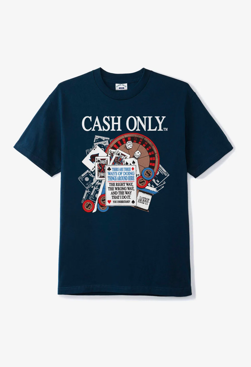 CASH ONLY CASINO S/S TEE