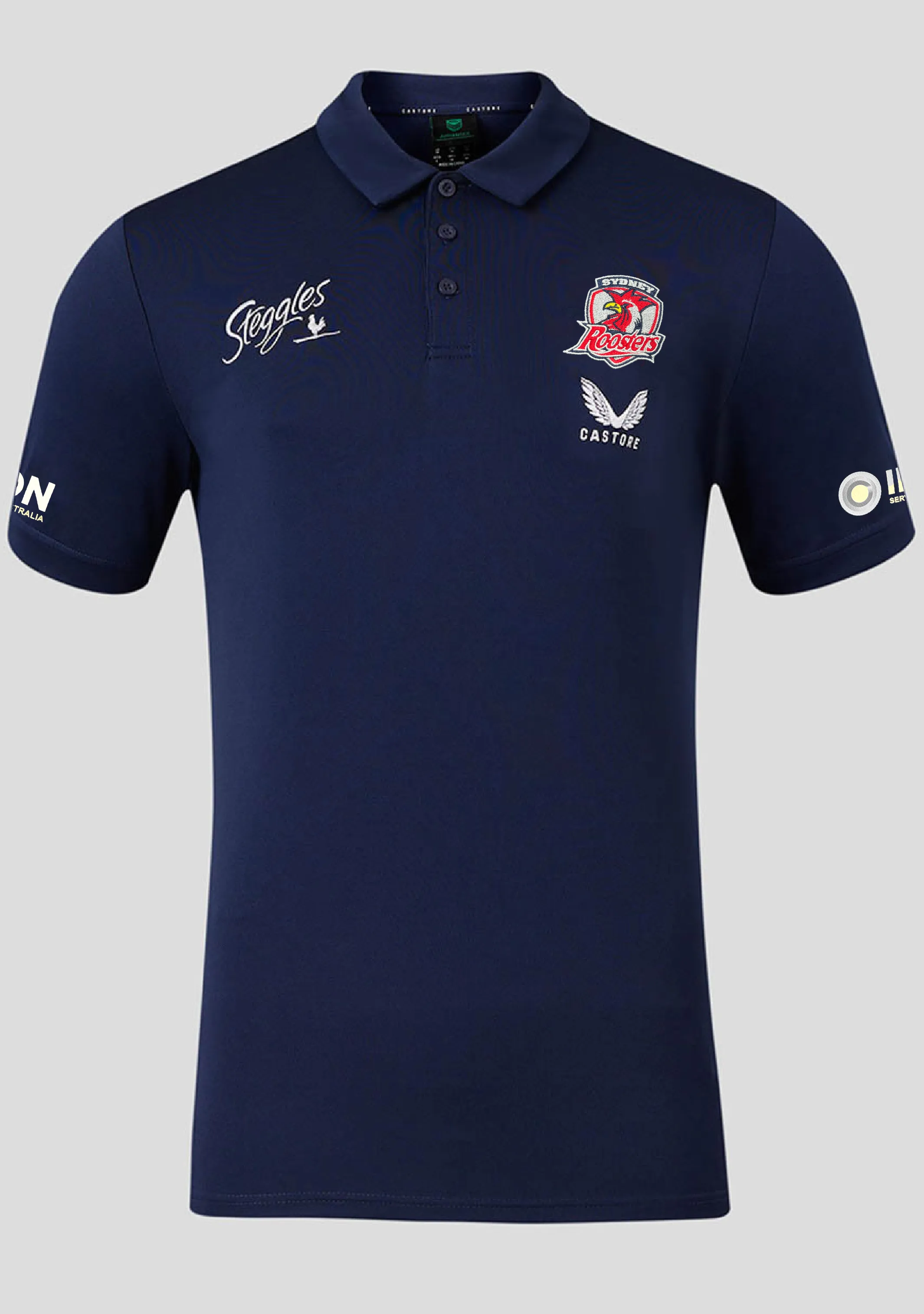 Castore Junior Roosters Media Polo  JCSRKTRMP