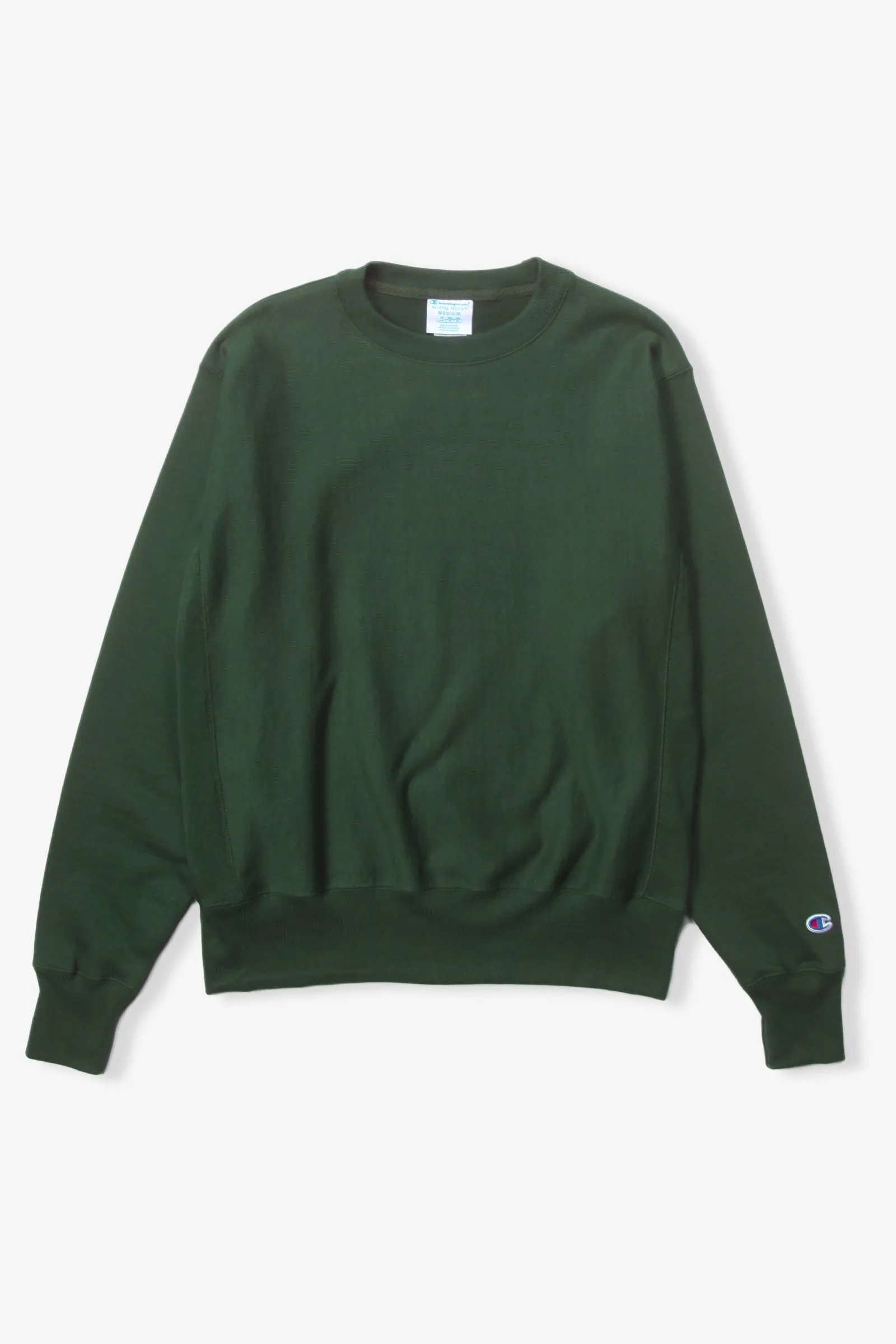 Champion - 12oz USA Reverse Weave Crewneck - Forest Green