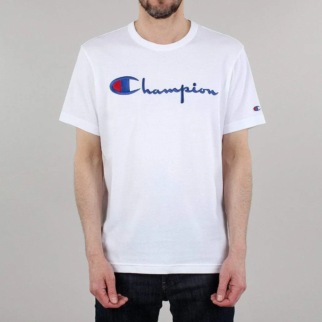 Champion Reverse Weave Script Crewneck T-shirt