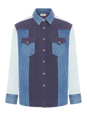 CHEMISE WESTERN PATCHWORK