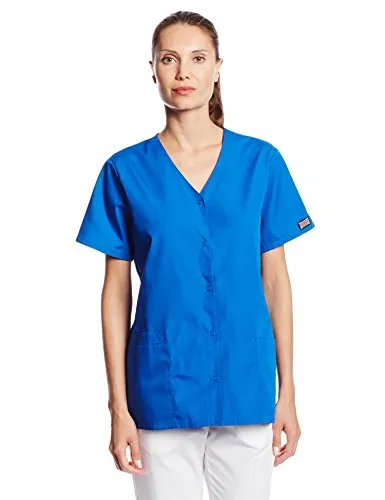 Cherokee 4770 Women's Workwear Snap Front V-Neck Scrubs Shirt