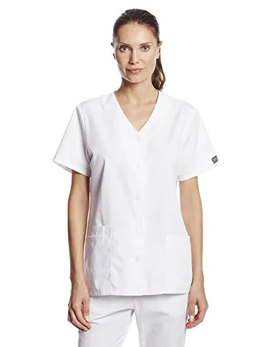 Cherokee 4770 Women's Workwear Snap Front V-Neck Scrubs Shirt