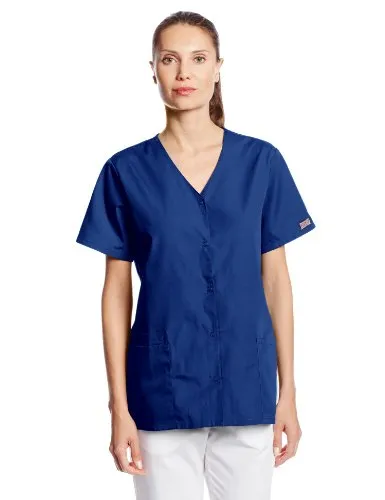 Cherokee 4770 Women's Workwear Snap Front V-Neck Scrubs Shirt