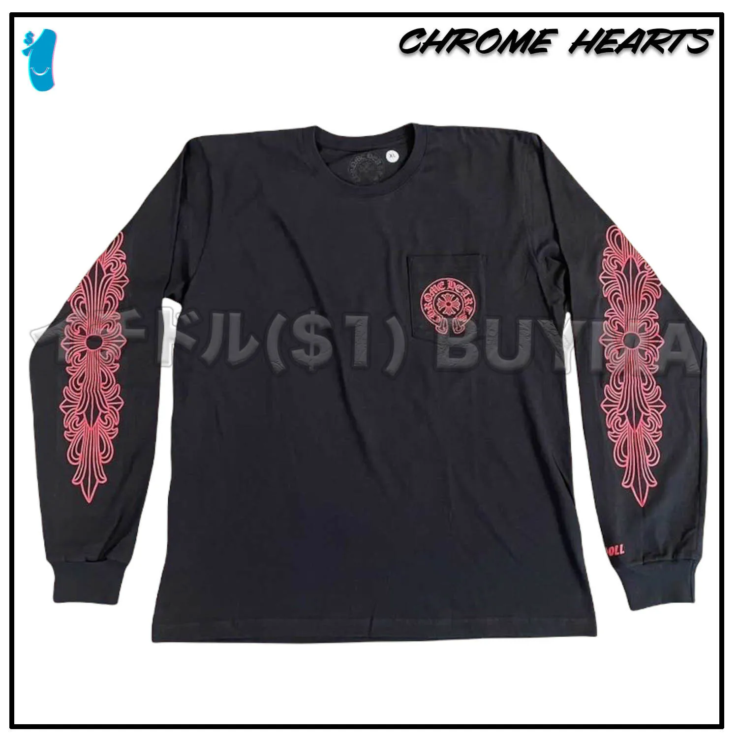 CHROME HEARTS  |Unisex Street Style Cotton T-Shirts