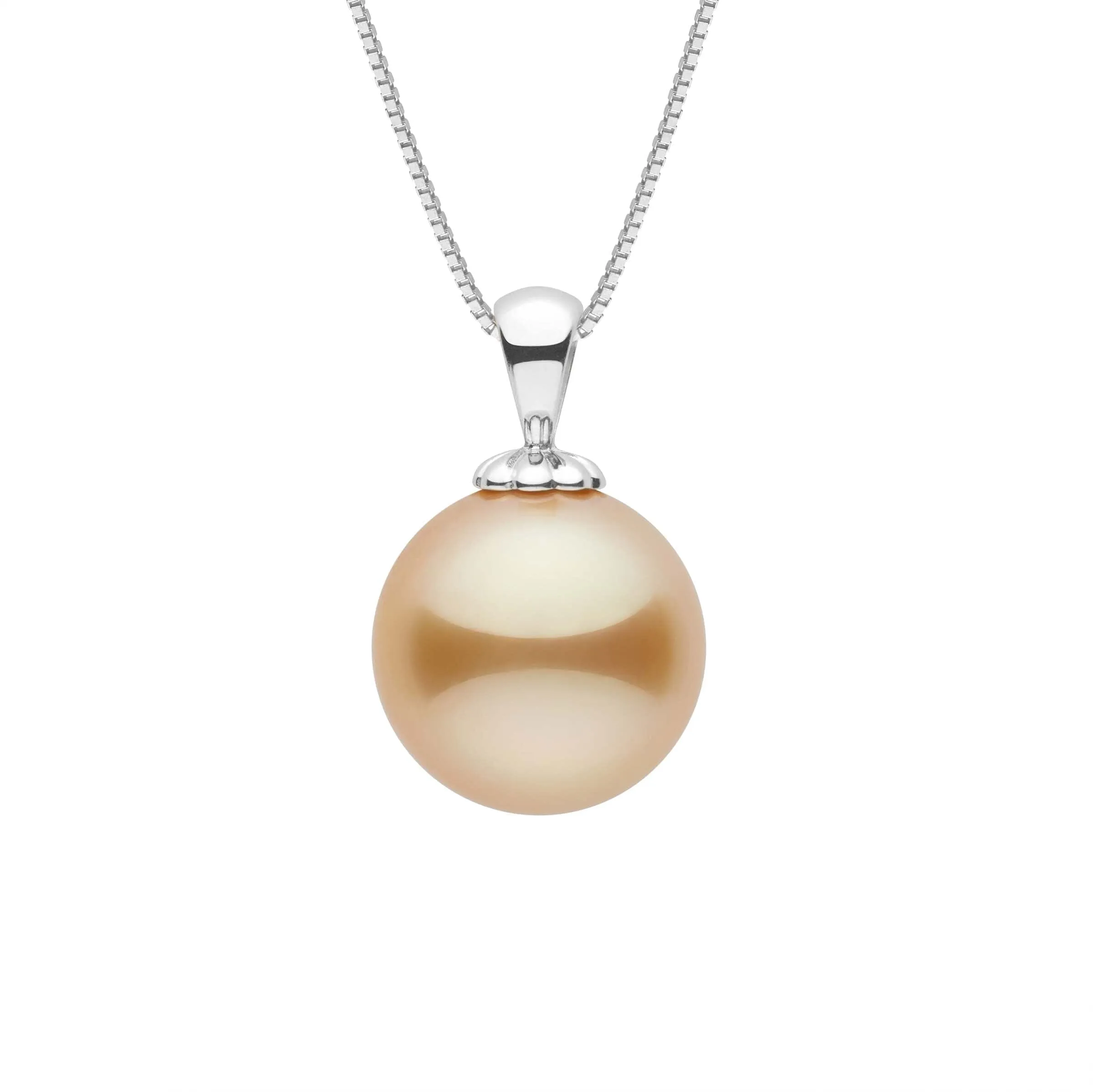 Classic Collection Golden 11.0-12.0 mm South Sea Pearl Pendant