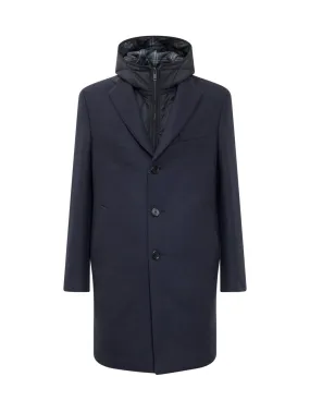 Coat with Gilet with Hood