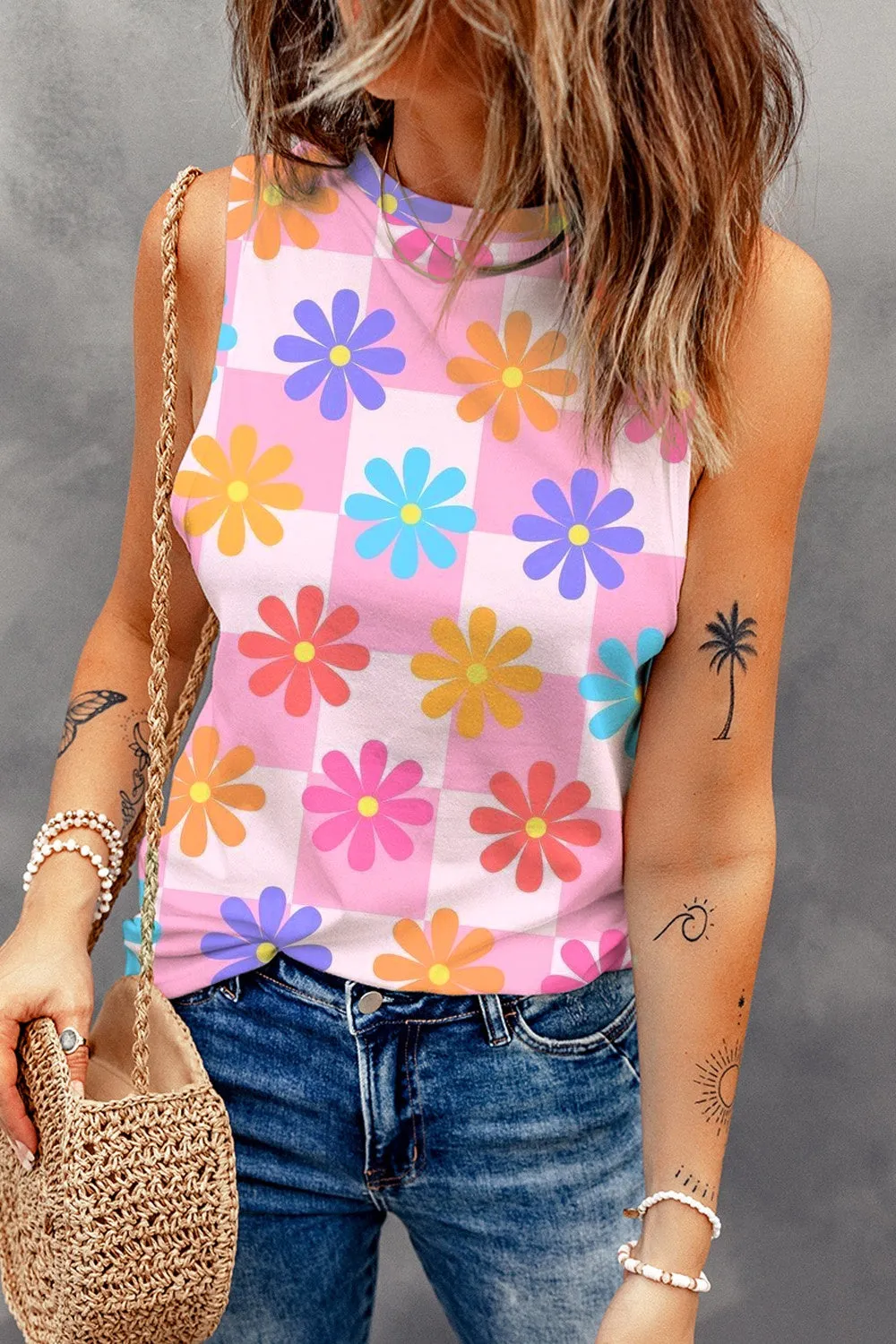 Donna Floral Tank