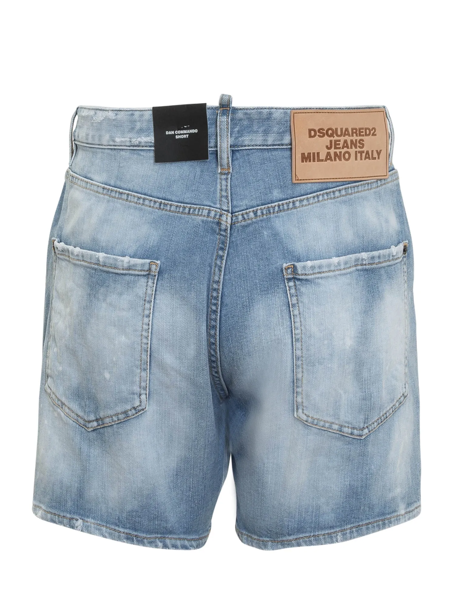 Dsquared2 Faded-Effect Denim Shorts