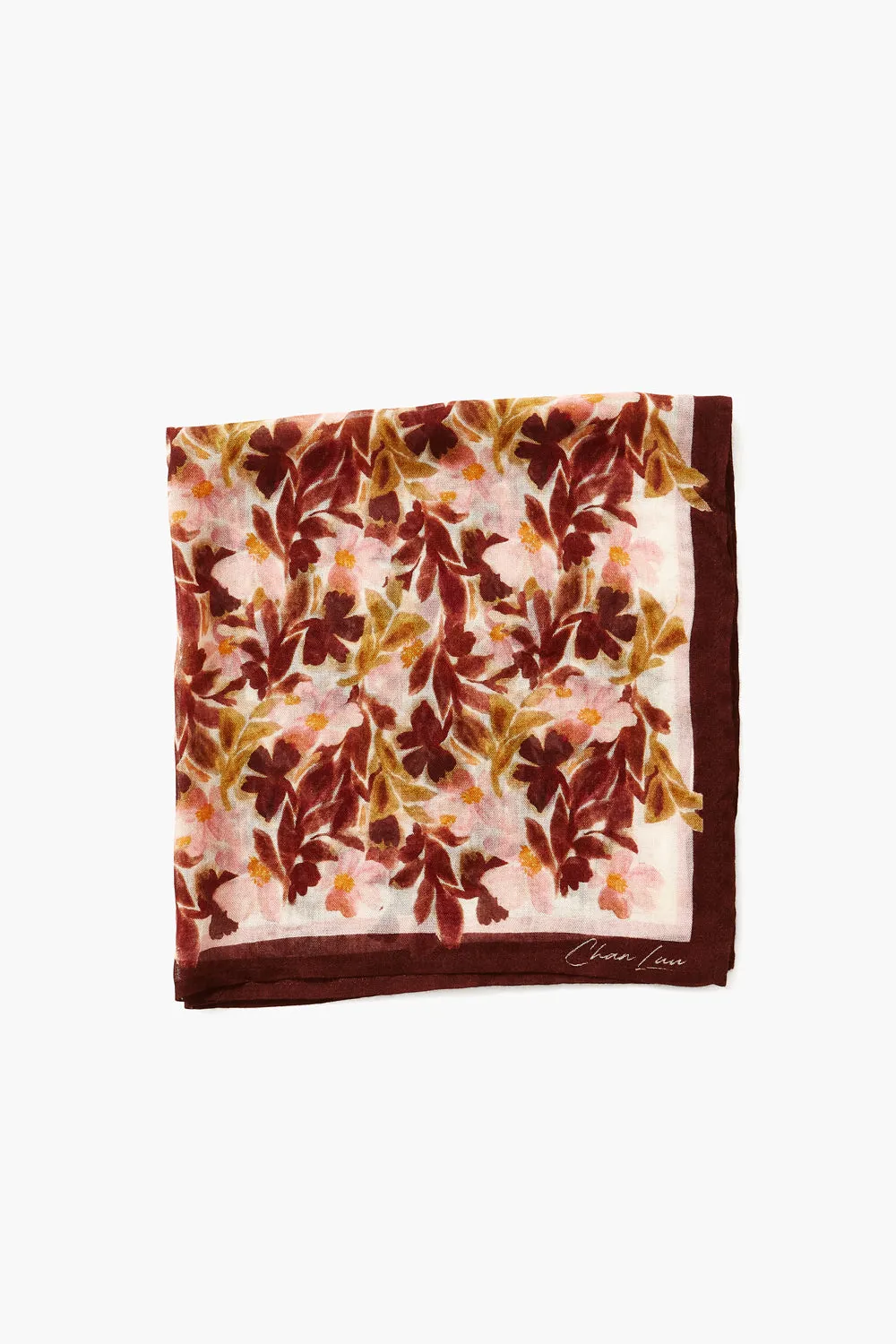 Dusty Rose Floral Bandana