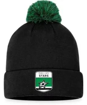 Fanatics Men's NHL Fanatics Dallas Stars 2023 NHL Draft Cuffed Knit Hat with Pom