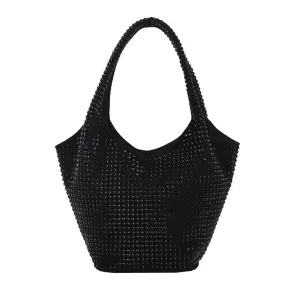 Felicia Black & Black Handbag