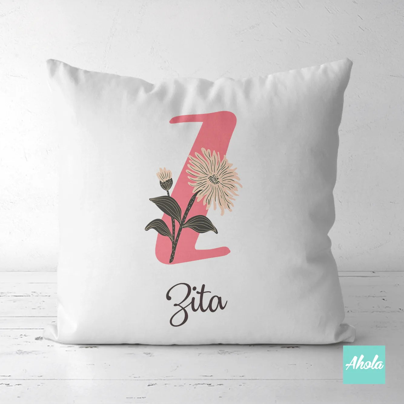 【Floral Alphabet】Cushion Cover 字母咕套 (**送咕芯)