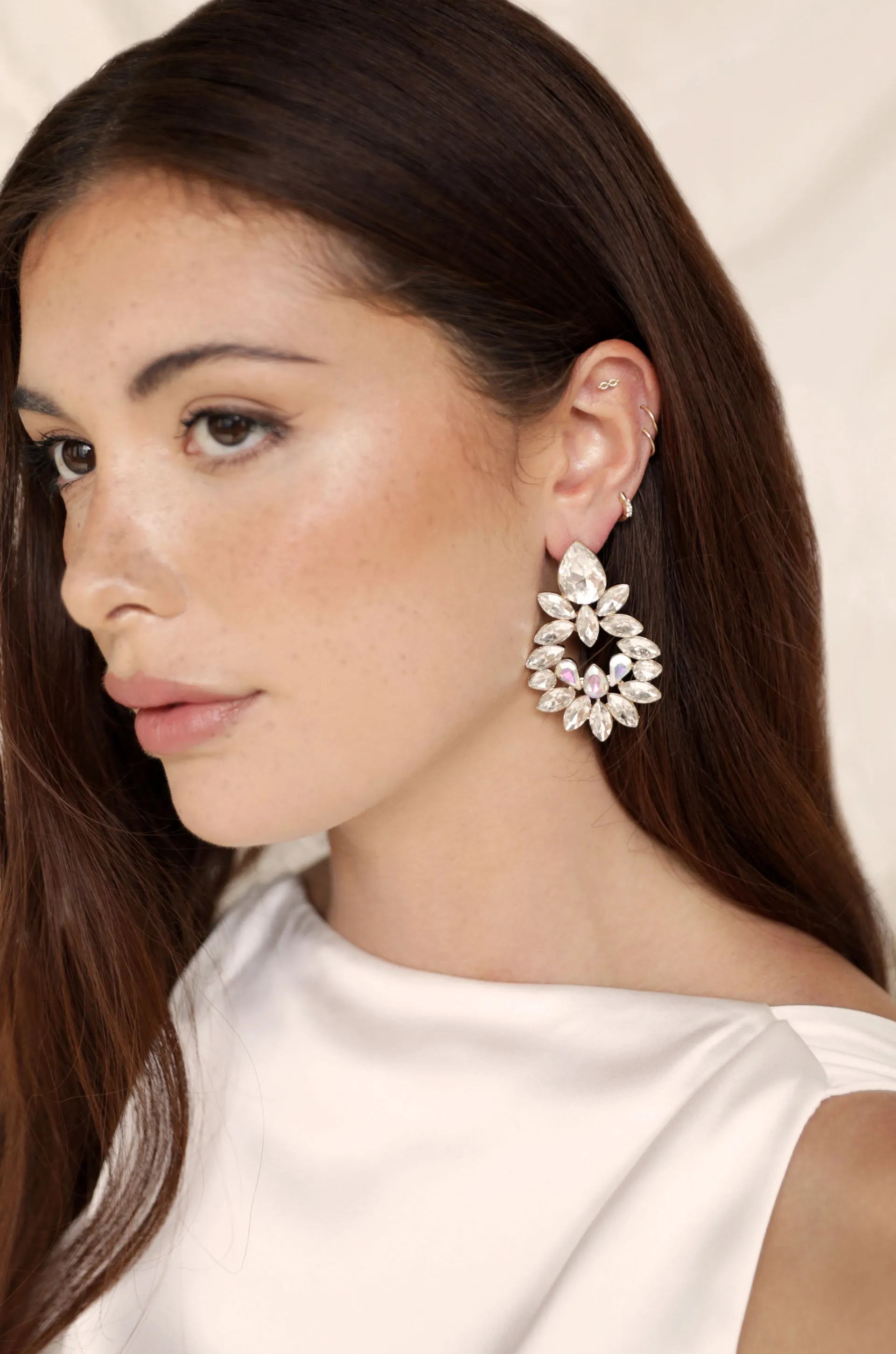 Floral Crest Earrings