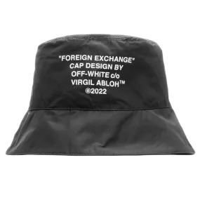 Foreign Exchange Bucket Hat - Black/White