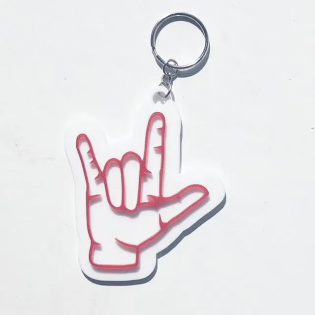 Geaux! Team Acrylic Keychains