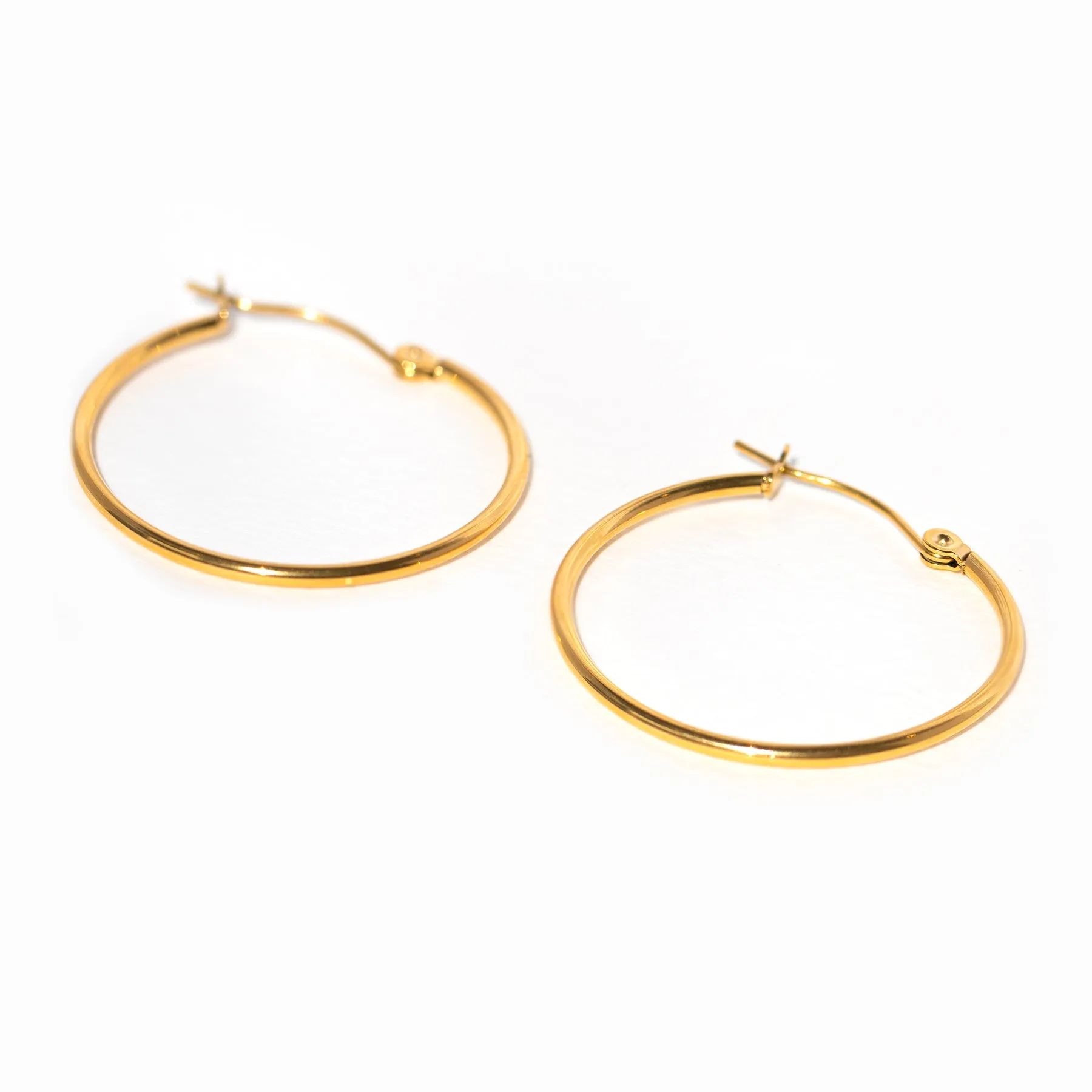 Golden Hour Large Hoops