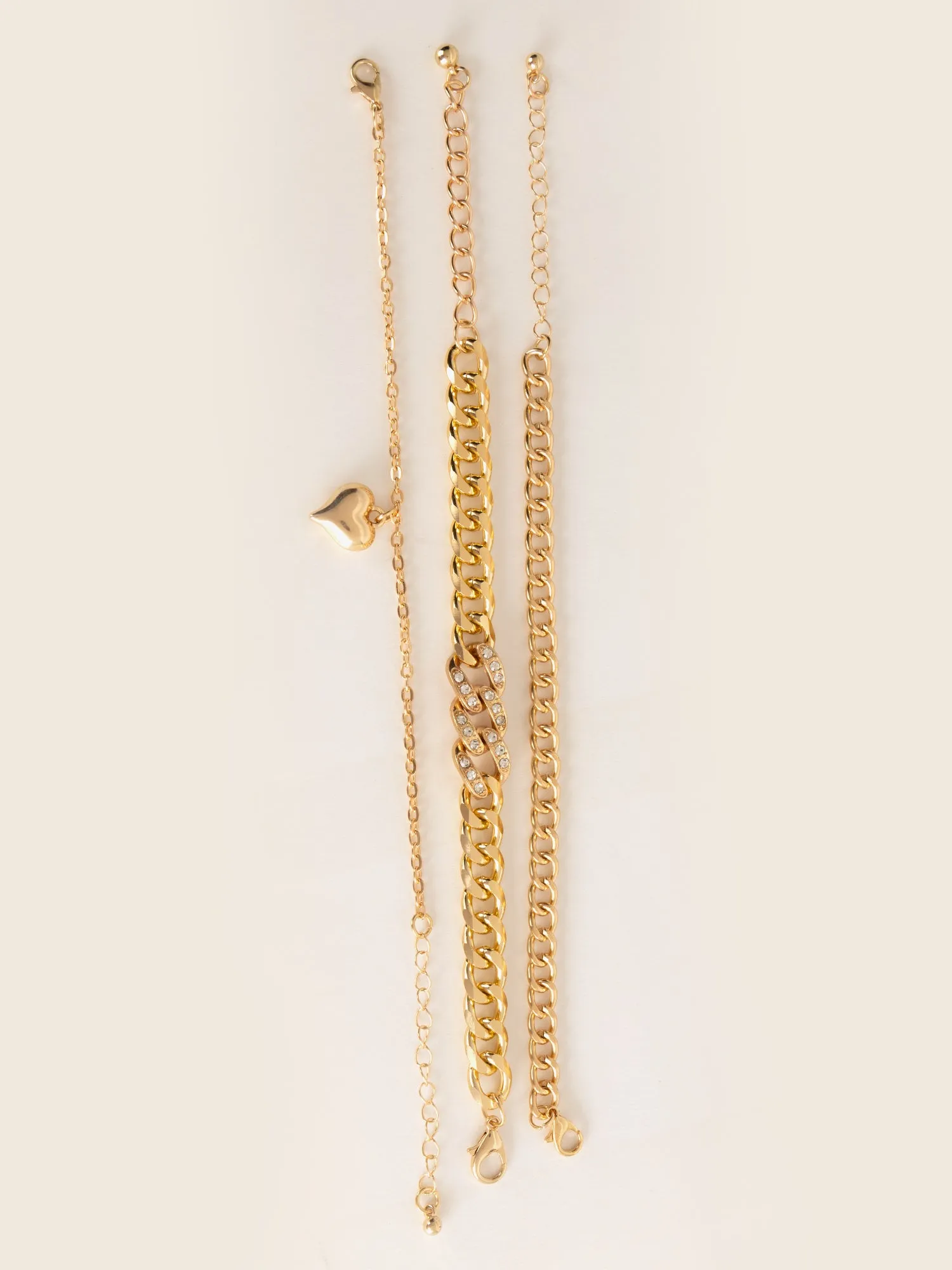 Golden Symphony Multi-Layered Bracelet