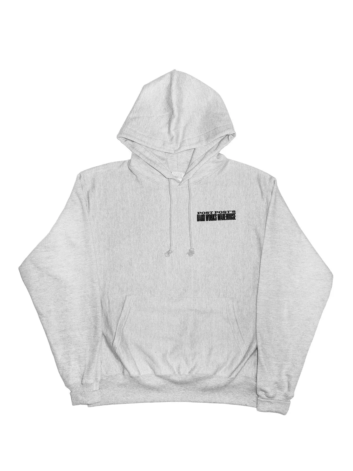 Hard Works Warehouse Reverse Weave Hoodie, Oxford Gray