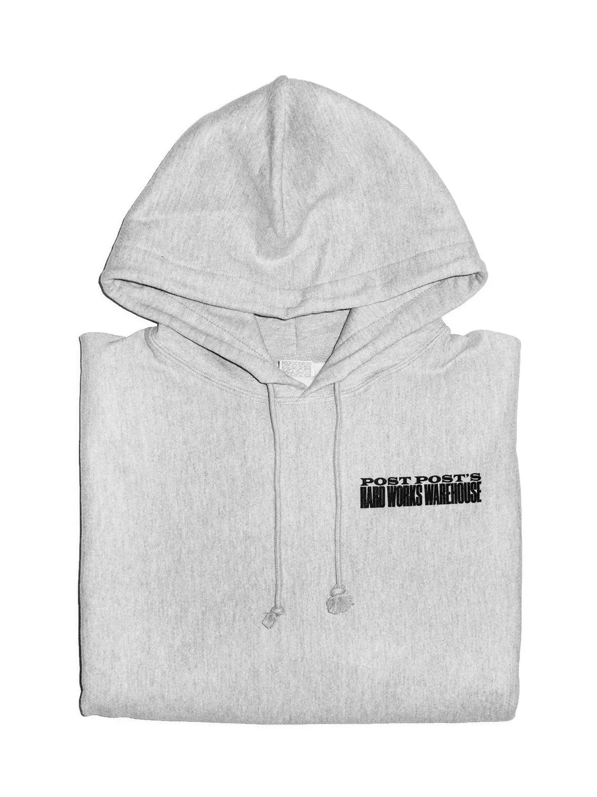 Hard Works Warehouse Reverse Weave Hoodie, Oxford Gray