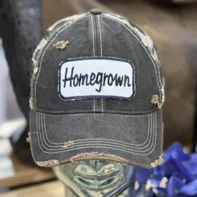 Homegrown Black Wash Brim Hat