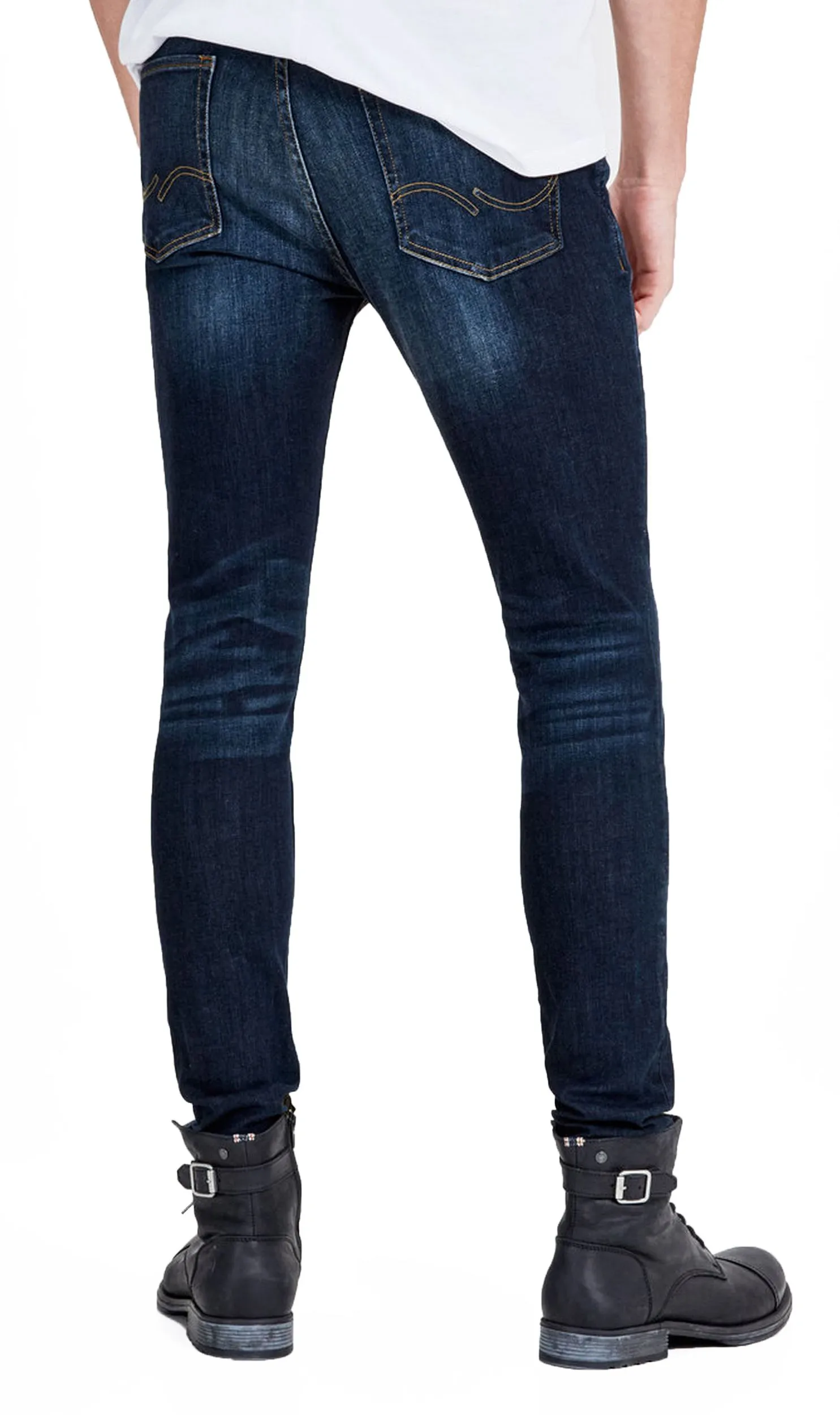 Jack & Jones Liam Original Skinny Fit Jeans 014 Blue Denim