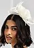 Jon Richard Cream Medium Fascinator Headband