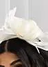 Jon Richard Cream Medium Fascinator Headband